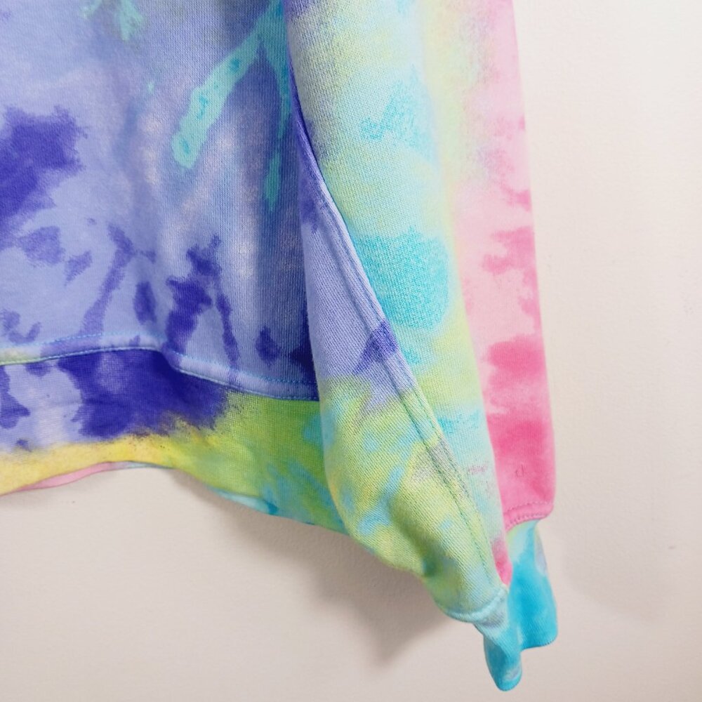 Nike Tie-Dye Pastel Hoodie in Pink, Blue, Green, Purple - Picture 7 of 16